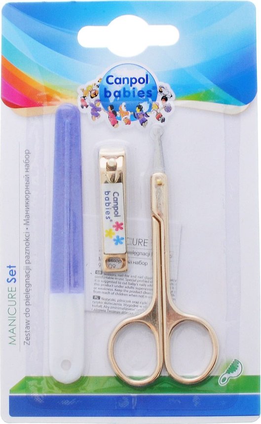 Канпол FOR KIDS Canpol scissors set `scissors + tweezers + file` 4790